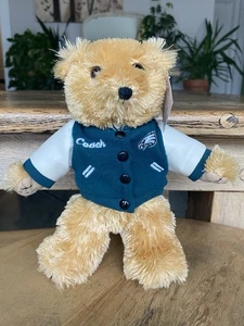 Authentic NFL Philadelphia Eagles PLUSH TEDDY BEAR Coach 9" Tag Good Stuff - Picture 1 of 10