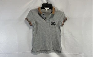 Burberry Girls Multicolor Striped Pony Embroidery Polo Shirt Size 10Y - Picture 1 of 6