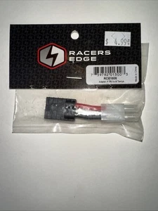 RACERS EDGE RCE1608 Battery/ESC Adapter: Female TRX to Male Tamiya HRP - Picture 1 of 1