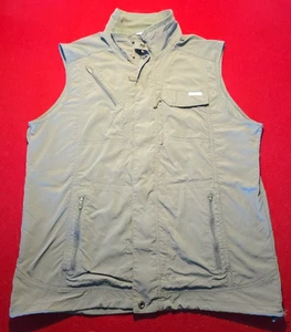 Columbia Silver Ridge Omni Shade Olive Hiking Outdoor Birding Vest Size Large - Picture 1 of 18