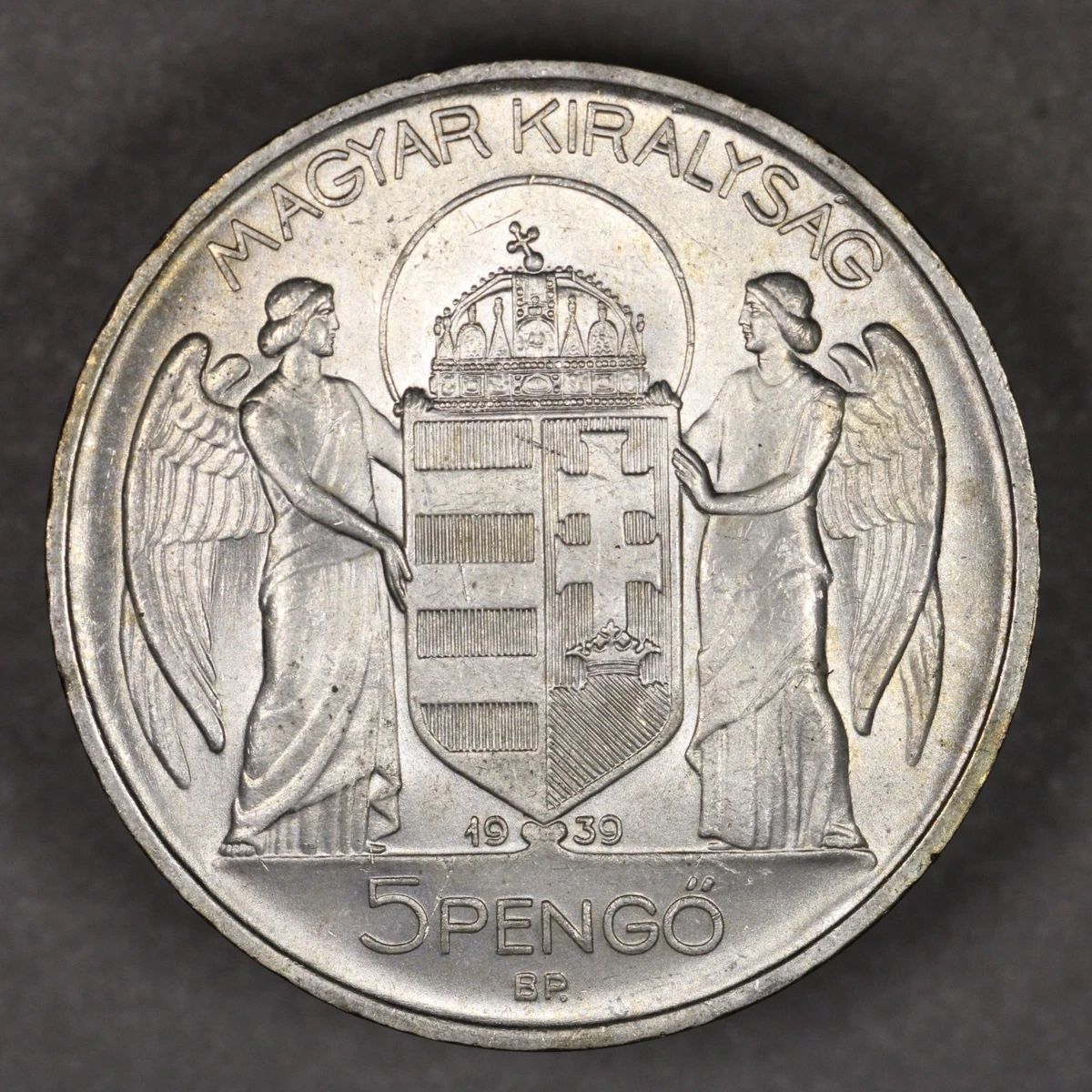 HUNGARY ハンガリー 5Pengo 1943NGC-MS65 Hungary 5 Pengo 1943 BP