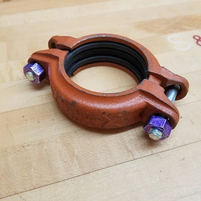 Slidelok 74FP - Acoplamiento rígido de 3", naranja - NUEVO Foto 1 de 4