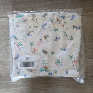 Janie and Jack The Coastal Cool Dress Size 3 white surfer - Picture 1 of 4