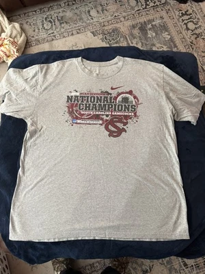 Nike South Carolina Gamecocks Baseball 2010 CWS World Series Champs t-shirt XXL - Image 1 of 4