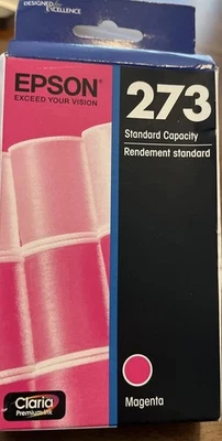 EPSON 273 Magenta Ink Cartridge for Inkjet Printers Claria Premium Dye 1 Count - Image 1 of 3