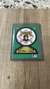 1988 Fleer - Team Stickers Inserts Pittsburgh Pirates Old Pirate Logo in Middle - Picture 1 of 2