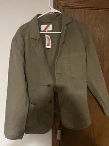 Best Made Co. Chaqueta Para Hombre Mediana Drab Verde Tareas Militares Utilidad Campo Ripstop - Imagen 1 de 3