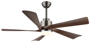 Dc Ceiling Fan With LED Dimmable Modesto 132cm Timer 6 Levels - Picture 1 of 8