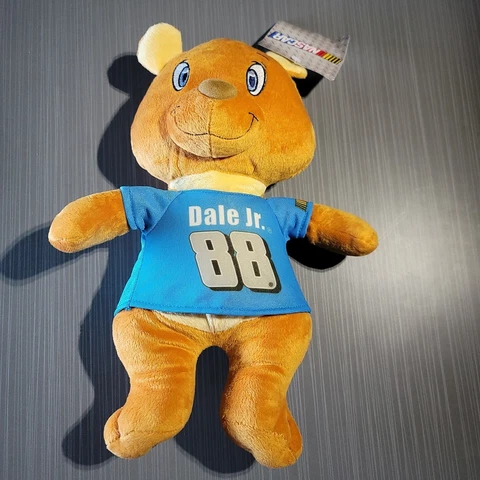 NASCAR 88 Dale Earnhardt Jr. Collector's 14" Plush Bear Cover