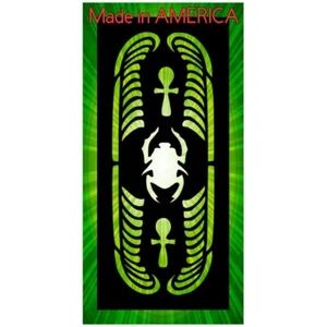 4.5"x10" Clear Plastic Stencil - Egyptian Scarab Beetle (SAA74) - Picture 1 of 2