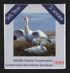 1989 postfrisch Kanada Wildlife Habitat Conservation Ente Briefmarke postfrisch - Bild 1 von 4