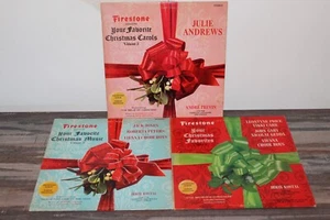 Lot of 3 Vintage Firestone Christmas LPs #5 6 7 Julie Andrews Records Vinyl - Bild 1 von 7