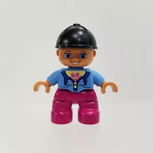 Lego: Duplo - Horses 10806 - Child Girl Horseback Rider Figure 47205pb040 - Picture 1 of 6