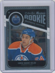 11/12 OPC Edmonton Oilers Chris Vande Velde Rainbow RC card #586