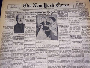 1949 NOVEMBER 19 NEW YORK TIMES - BISHOP MANNING DIES AT 83 - NT 3782 - Picture 1 of 1