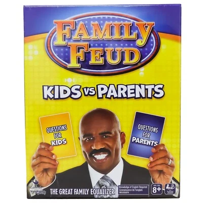 FAMILY FEUD BOARD GAME KIDS VS PARENTS THE GREAT FAMILY EQUALIZER STEVE HARVEY - Image 1 of 4