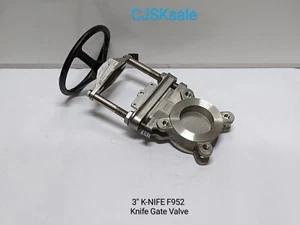 3" K-NIFE  F952 Knife Gate Valve (USED). - Picture 1 of 24