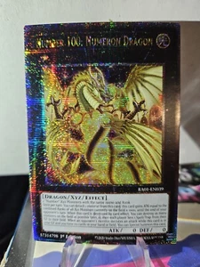 Número 100: Numeron Dragon 1a Edición Cuarto de Siglo Secreto Raro RA01-EN039 - Imagen 1 de 2