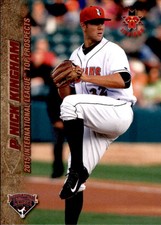 2015 International League Top Prospects Choice 9 Nick Kingham Houston Texas Card