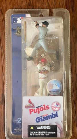 McFarlane MLB Series 2 Cardinals Albert Pujols Yankees Giambi Action Figure Cover