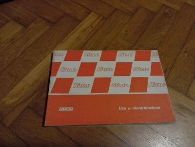 Libretto Uso E Manutenzione Fiat Ritmo - Immagine 1 di 4