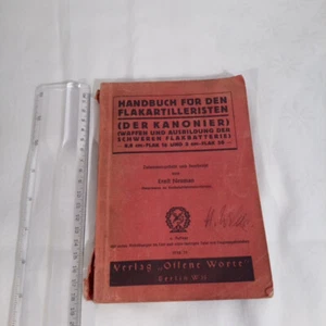 Handbuch für den Flakartilleristen (Der Kanonier) Waffen und Ausbildung von 1938 - Bild 1 von 17