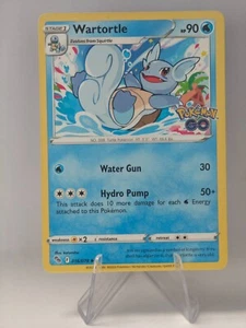 Schillok/Wartortle 016/078 Uncommon Pokémon GO Exc ENG - Picture 1 of 2