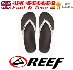 Reef Ladies Flip Flops Cushion Court Women's Brown Sassy BNWT FREE CARRIAGE - Picture 1 of 9