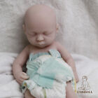 COSDOLL 12"Platinum Silicone Baby Dolls Closed-eyes Sleeping Baby Girl Unpainted