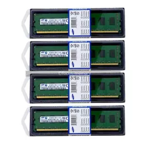 Samsung 32GB (4x8GB) DDR3-1600 PC3L-12800 240PIN DIMM Non-ECC Memory for Desktop - Picture 1 of 5