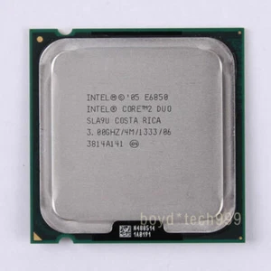 Intel Core 2 Duo E6850 Processor 3.0GHz/4M/1333MHz (SLA9U) LGA 775 Dual-Core CPU - Picture 1 of 1