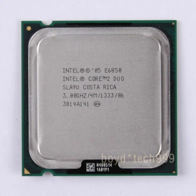 Intel Core 2 Duo E6850 Processor 3.0GHz/4M/1333MHz (SLA9U) LGA 775 Dual-Core CPU - Image 1 of 2