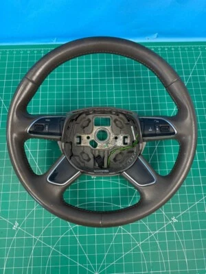 4-спицевый многофункциональный кожаный руль 2008-15 Audi A4 A5 Q5 S4 S5 от оригинального производителя - Изображение 1 из 4