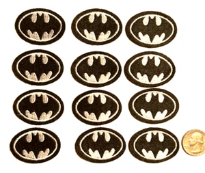 Parches de Batman Parche de hierro o coser en Batman hierro 1,75" de ancho en 12 parches - Imagen 1 de 4