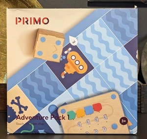 Primo Toys Playset Codifica E Avventura Pack 1 (4 Mappe del Mondo 4 Libri di Storia) NUOVO - Foto 1 di 9