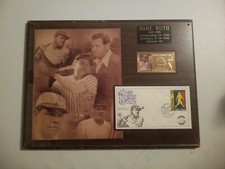 Babe Ruth 100th Anniversary of Birth SSCA GUYANA Stamp & Envelope # 2361/10000