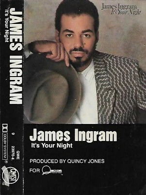 James Ingram It's Your Night CASSETTE ALBUM SOUL US issue NO BARCODE - Image 1 of 4