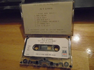 RARE ADVANCE PROMO Sting CASSETTE TAPE Live EP DEMOLITION MAN Police beatles cvr - Image 1 of 2