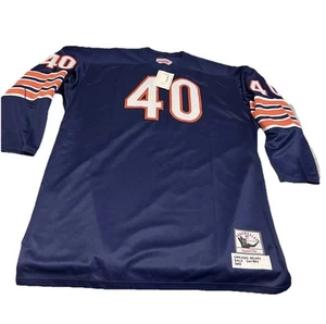 Maglia Mitchell & Ness Chicago Bears Gayle Sayers nuova con etichette 1965 taglia 58 3/4 - Foto 1 di 15