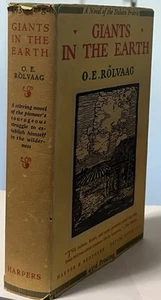 Vintage Giants in the Earth by O.E. Rolvaag 1929 Hardcover with Jacket - Picture 1 of 9