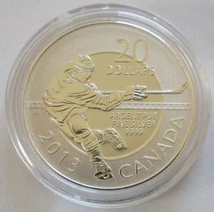 Kanada 20 Dollars 2013 Eishockey 1/4 Oz Silber - Bild 1 von 2