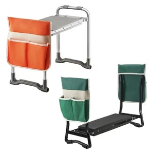 Foldable Kneeling Gardening Bench with Tool Storage Pouch - Picture 1 of 12