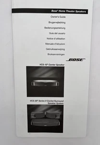 Original Handbuch für Bose VCS-10 und VCS-30 Serie Lautsprecher Owners Guide  - Bild 1 von 5