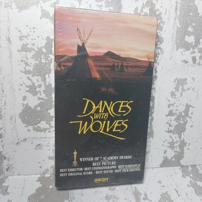 Dances With Wolves 1990 - Orion Pictures 1993 - Factory Sealed VHS Tape -Sm Tear - Image 1 of 4