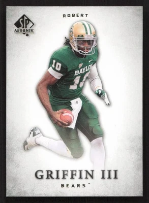 2012 SP Authentic Robert Griffin III RC Rookie #10 Card - Image 1 of 2