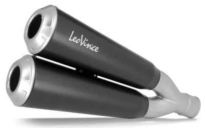 Leo Vince Dual GP Stainless Steel Slip-On Exhaust Muffler (15105U) - Image 1 of 3