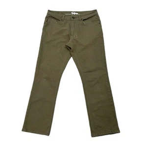 Bulletprufe Denim Mens 32x30 Olive Green Stretch Straight Leg Jeans - Picture 1 of 11