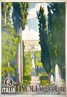 Vintage Tivoli Villa D'este Italy Tourism Poster Print A3/A4