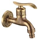 Washing Machine Water Faucet Taps Antique Brass Finish