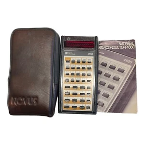Calculadora National Semiconductor 4660 de colección con instrucciones y estuche - Imagen 1 de 8